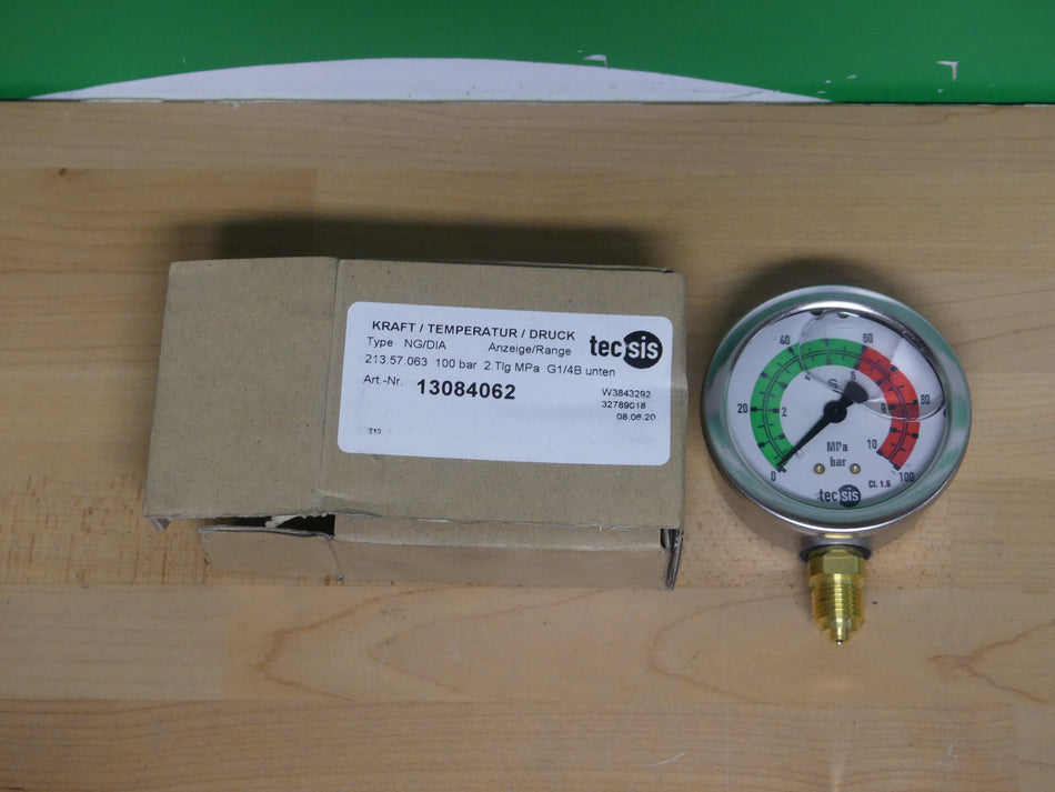 Tecsis Manometer NG/DIA  13084062  100 bar