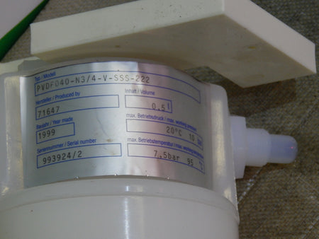 Bürkert PVDF040-N3/4-V-SSS-222 s.Bilder