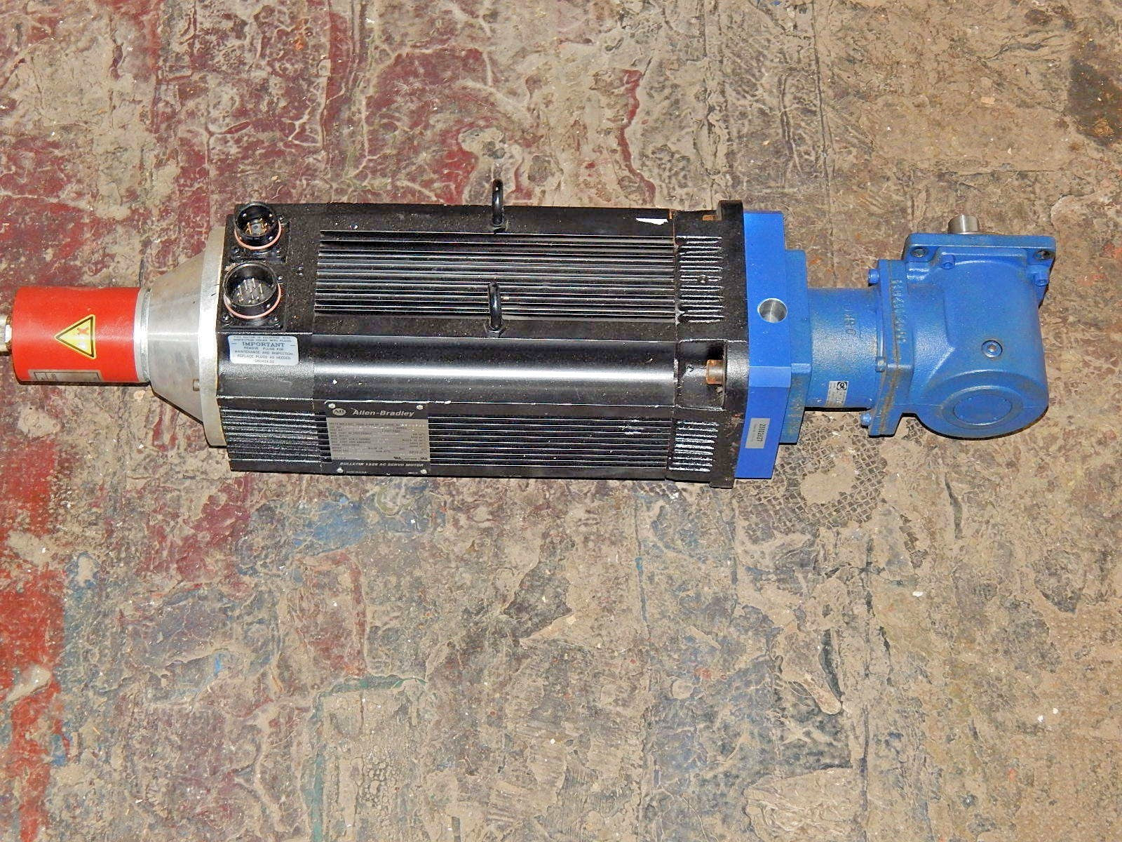 ALLEN-BRADLEY AC SERVO MOTOR 1326AB-B515G-21-K5/163499+TR Drehgeber+Getriebe