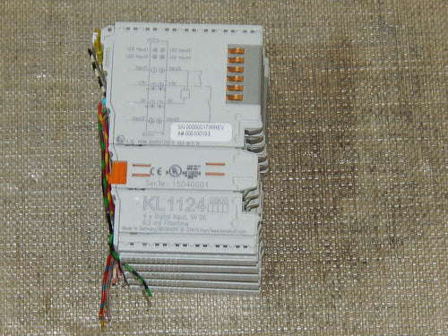 5 Stück  Beckhoff  kL1124  4-kanal digital eingang klemme