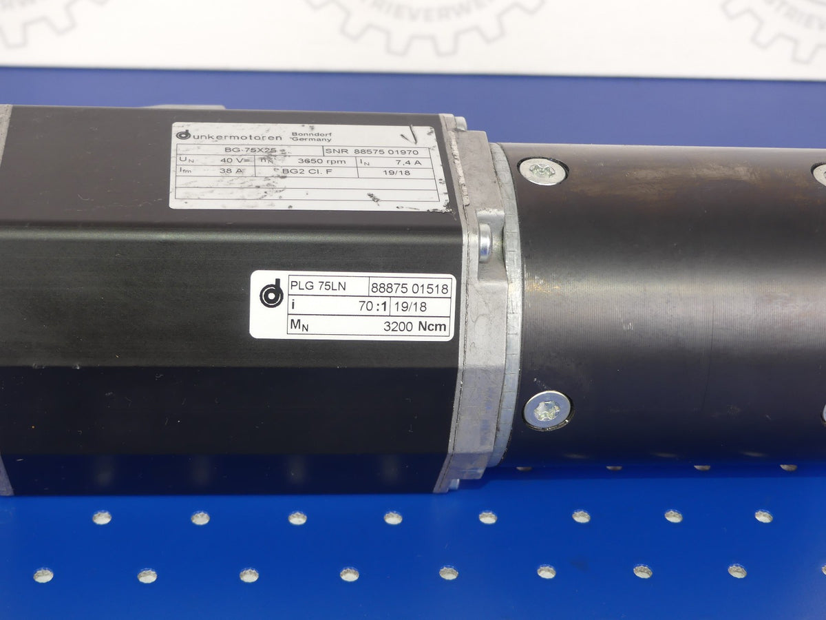DUNKERMOTOREN BG 75X25  BG75X25 MIT PLG 75LN