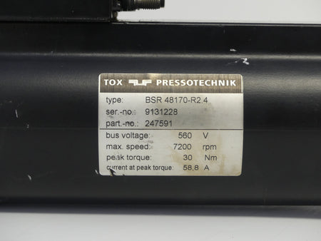 TOX PRESSOTECHNIK BSR 48170-R2.4 SYNCHRONMOTOR