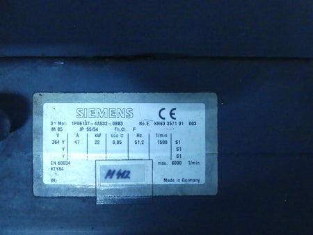 Siemens  1PA6137-4AS32-0BB3