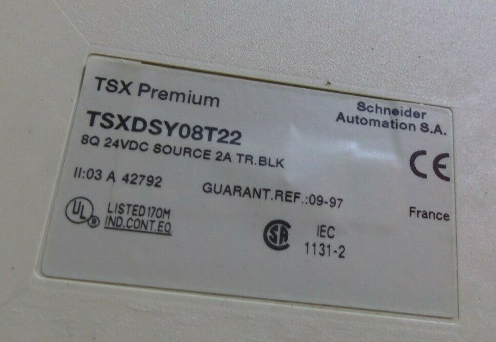 SCHNEIDER Electric TSXDSY08T22+TSXBLY01 s. Bilder