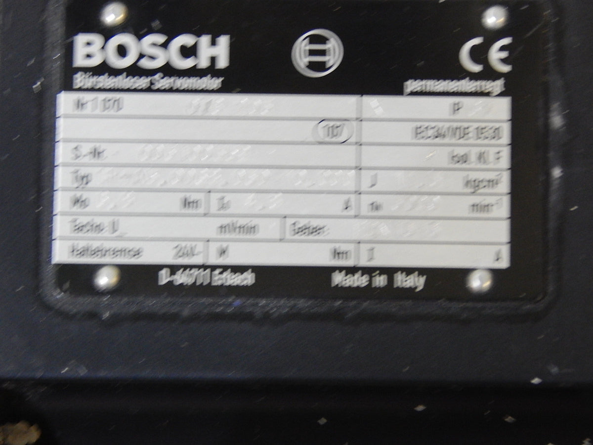 Bosch bürstenloser Servomotor TYP SF-A3.0068.030-10.000  Used
