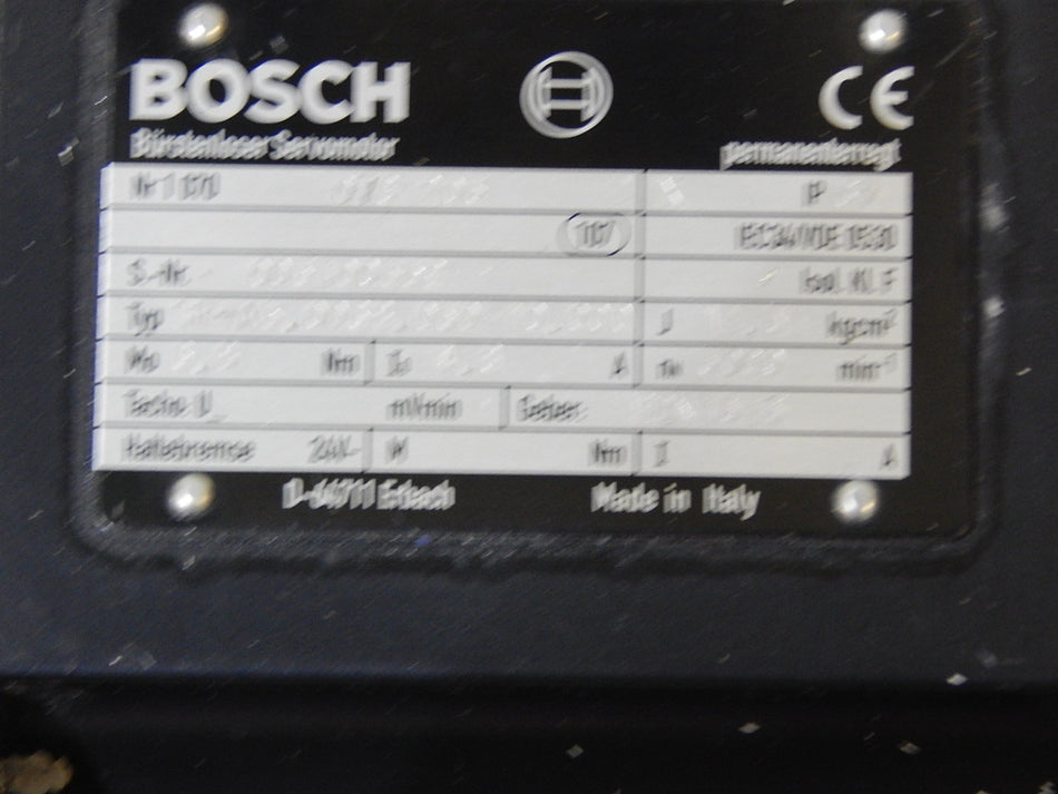 Bosch bürstenloser Servomotor TYP SF-A3.0068.030-10.000  Used