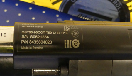 ATLAS COPCO QST50-90COT-T50-L137-H13 BSM 2590D Einbauschraubspindel