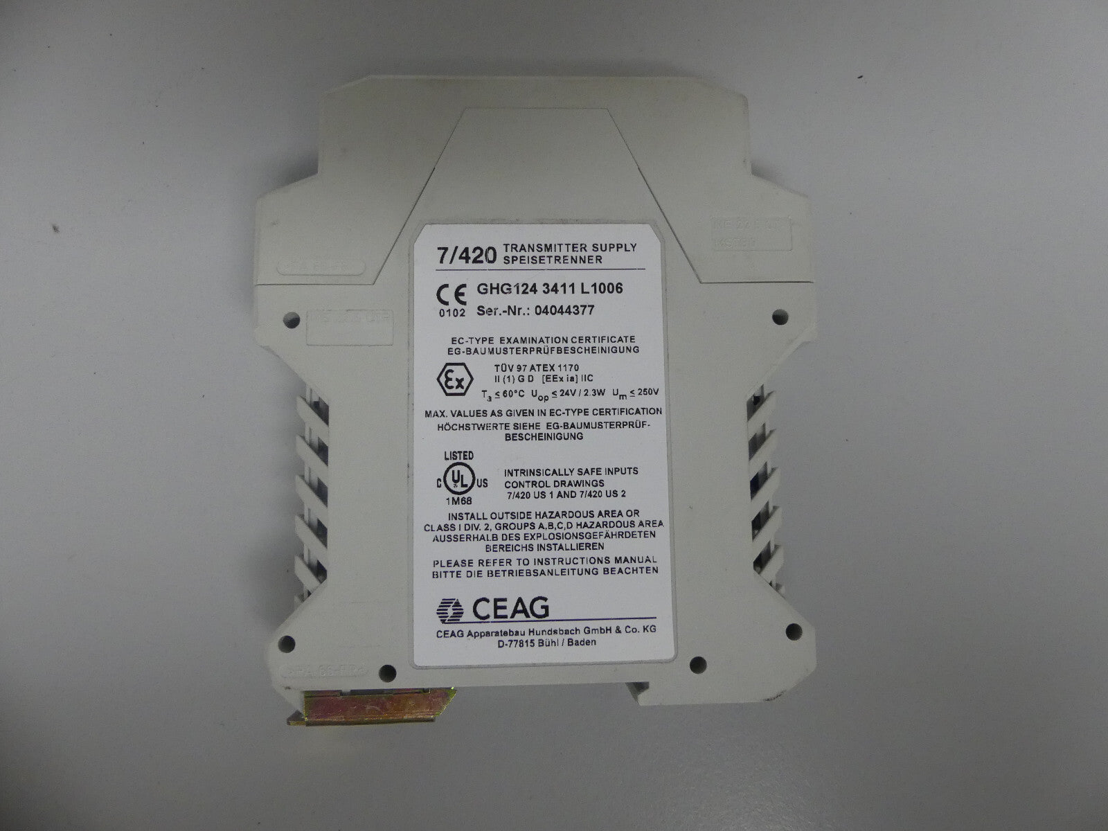 CEAG GHG124 3411 L1006