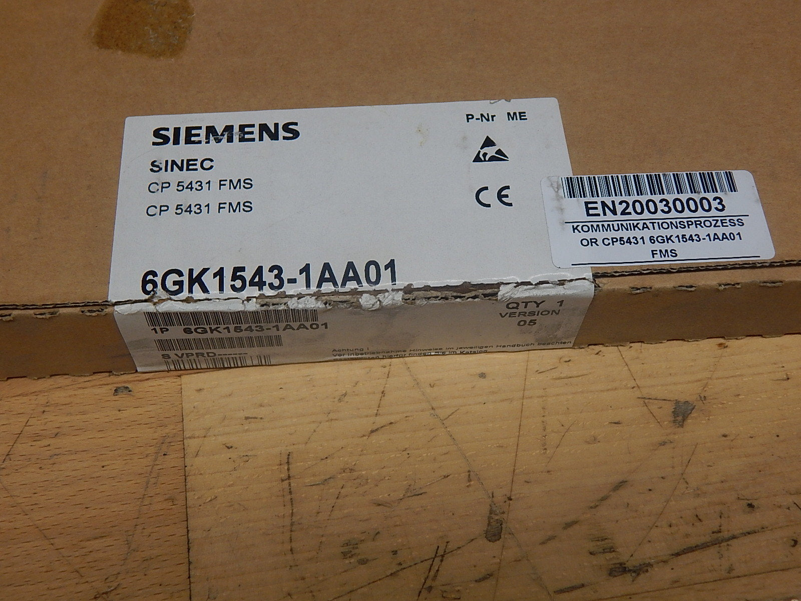 Siemens SINEC CP 5431 FMS  6GK1543-1AA01 E-Stand: 05 