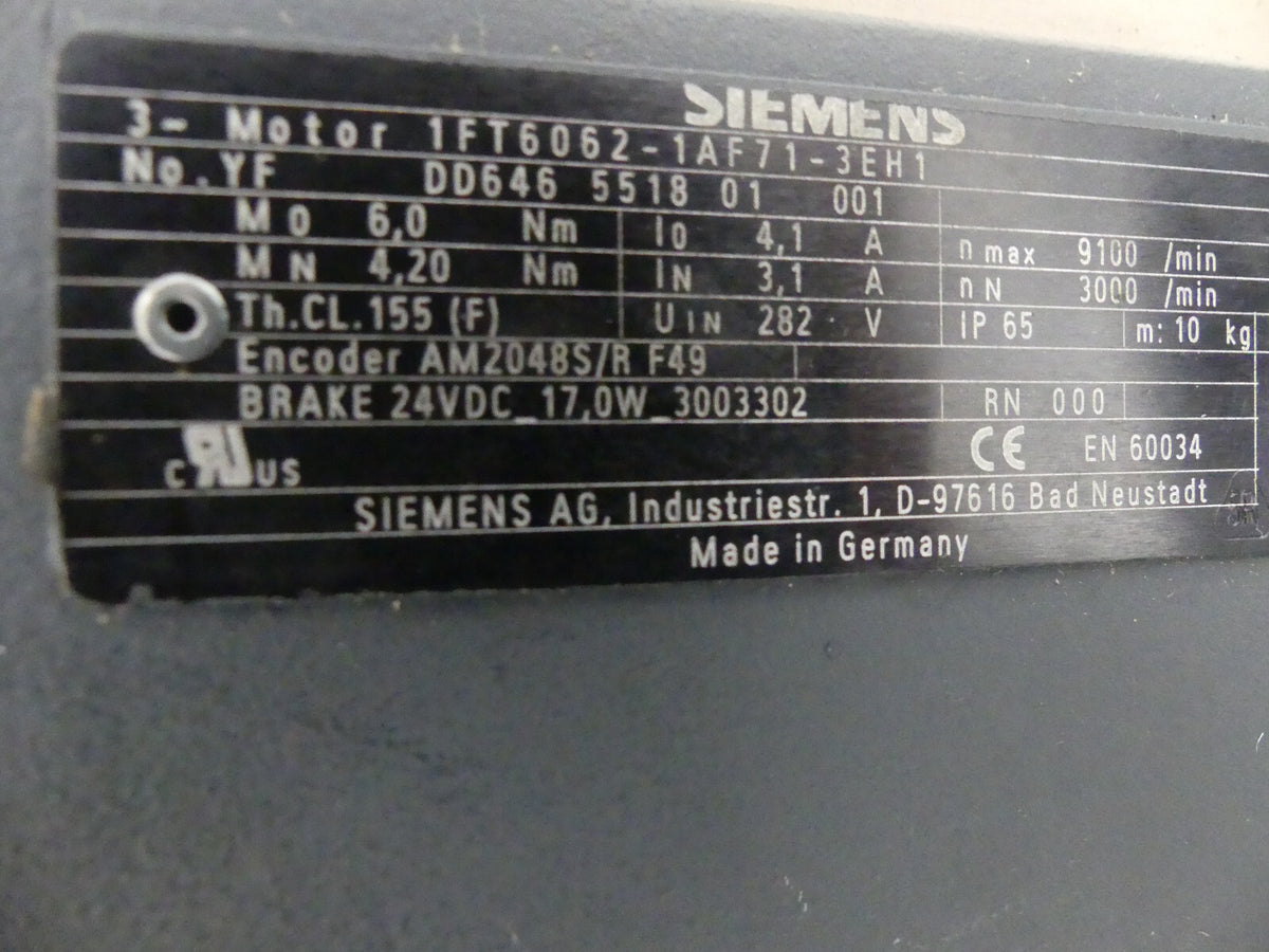 Siemens 1FT6062-1AF71-3EH1