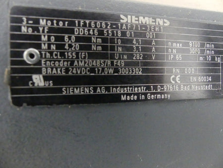 Siemens 1FT6062-1AF71-3EH1