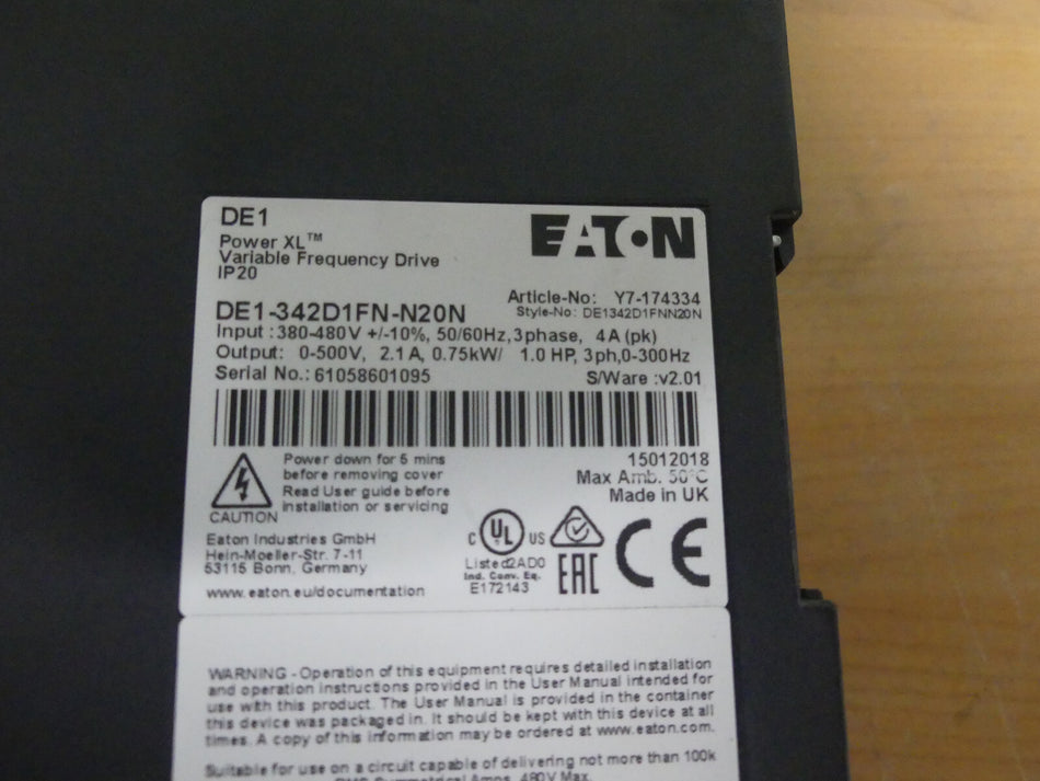 EATON DE1-342D1FN-N20N