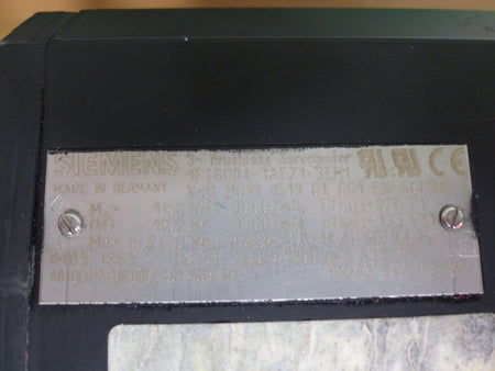 SIEMENS 1FT6084-1AF71-3EH1 used