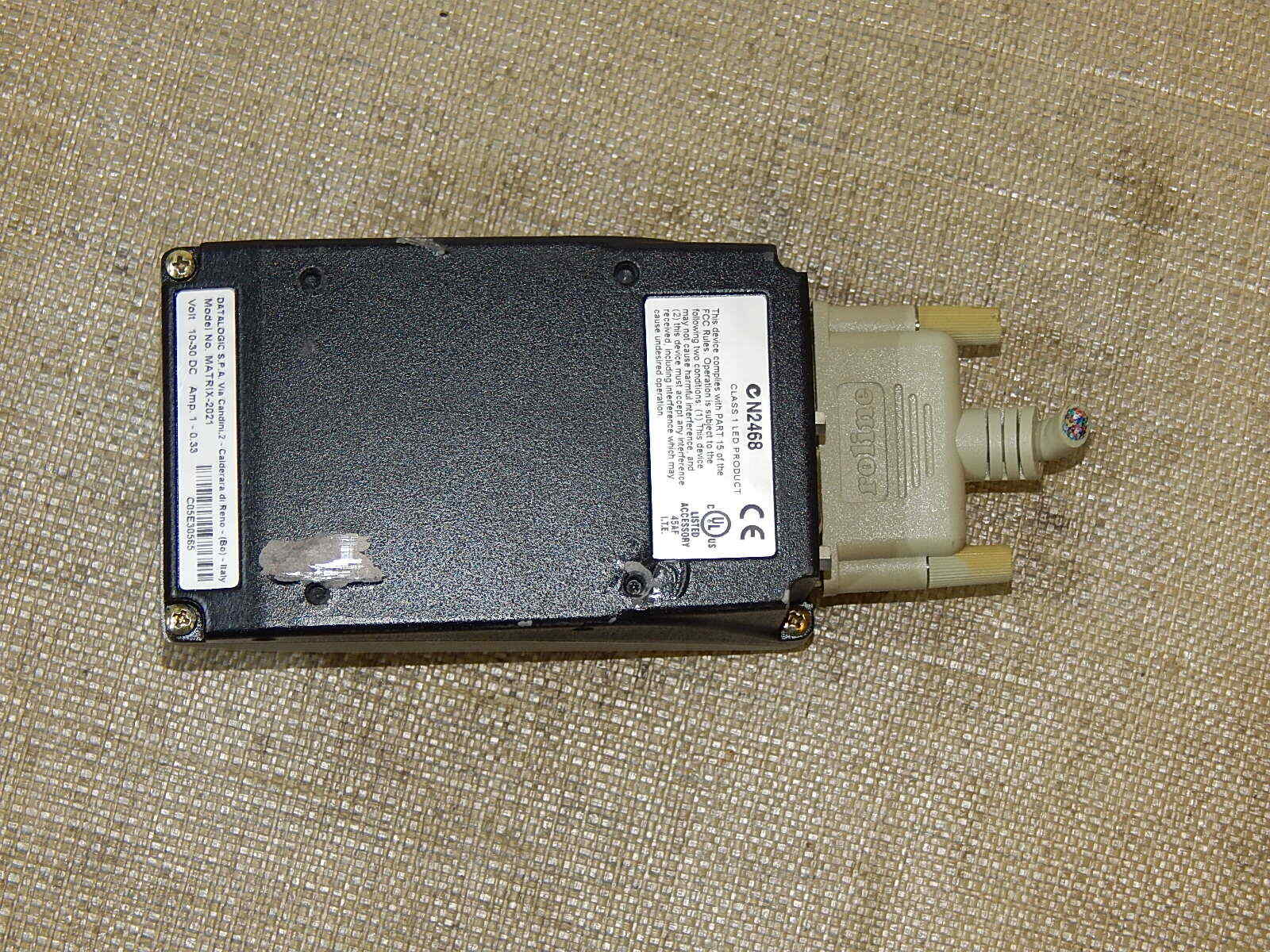  DATALOGIC Matrix-2000 Matrix-2021 Barcode Laser Scanner used
