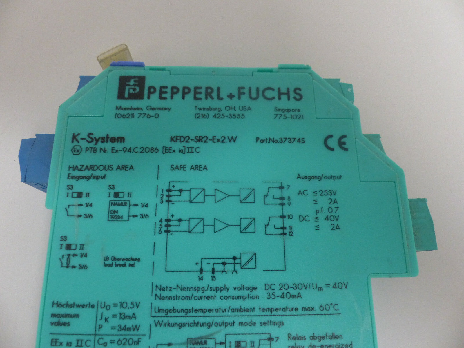 Pepperle + Fuchs KFD2-SR2-Ex2.W, 37374S