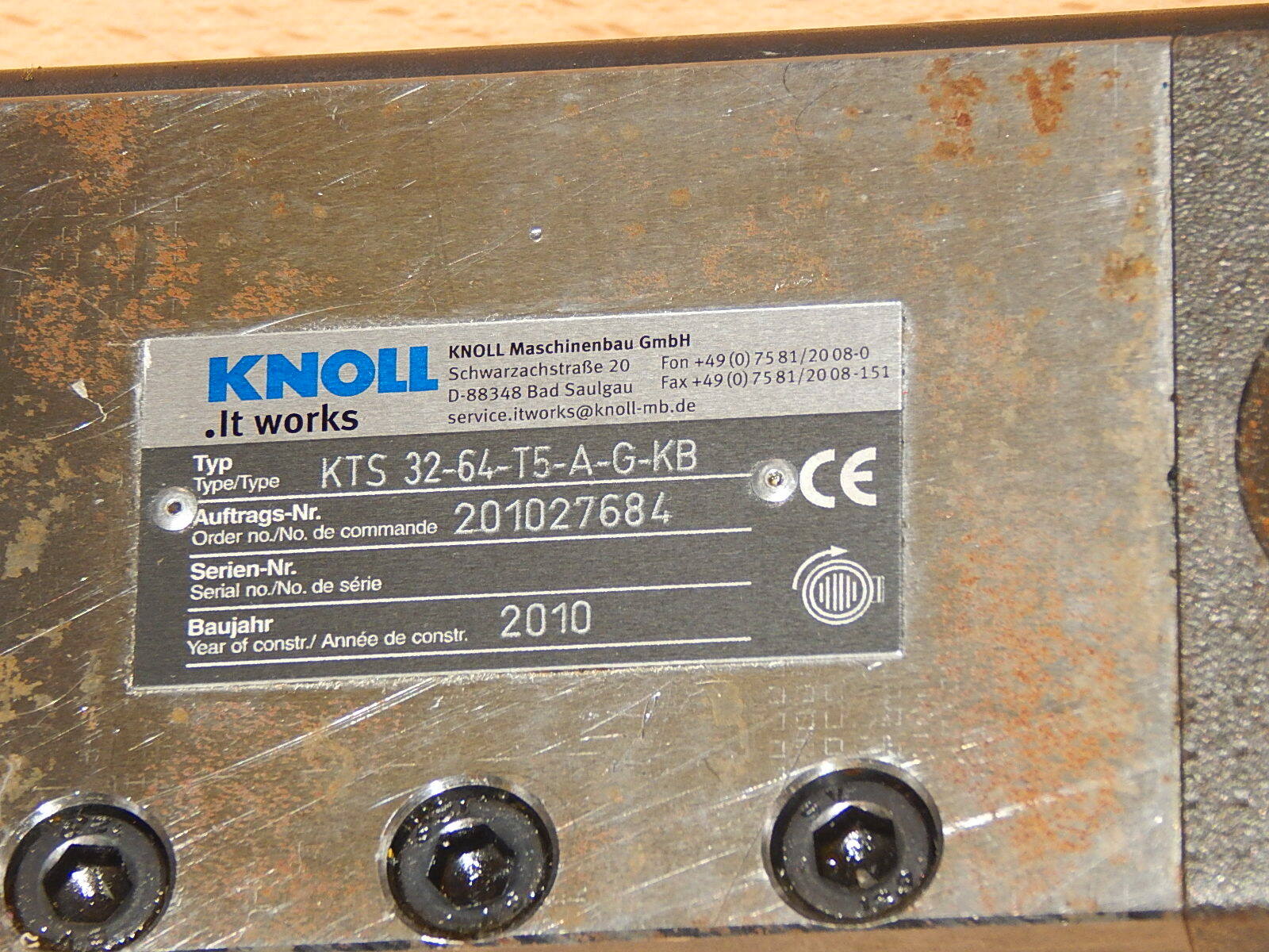 Knoll KTS 32-64-T5-A-G-KB Pumpe Used