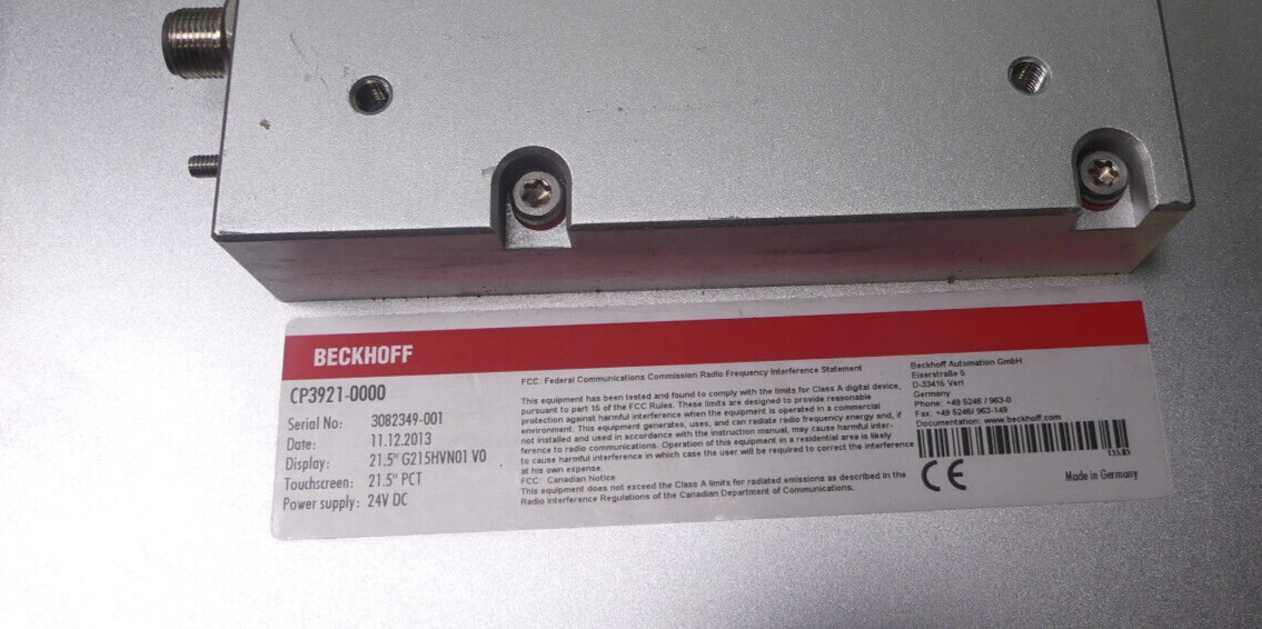 BECKHOFF CP3921-0000