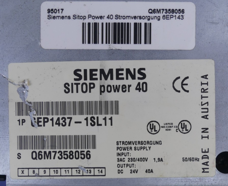 Siemens SITOP power 40 6EP1437-1SL11