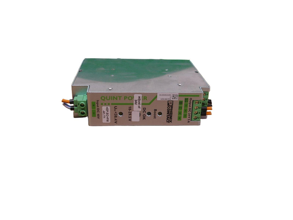 Phoenix Contact QUINT-PS/48DC/24DC/5 REGULATED DIN RAIL POWER SUPPLY