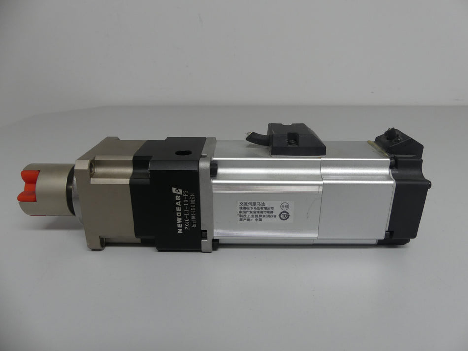 Panasonic AC Servo Motor MSMF042L1V2M + Getriebe PX60-L1-10-P2