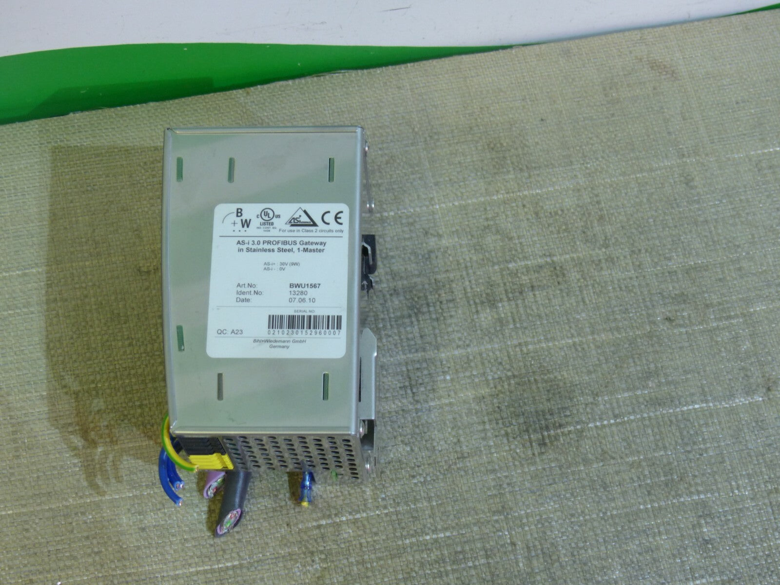  AS-I 3.0 PROFINET GATEWAY B+W BIHL WIEDERMAN BWU1567