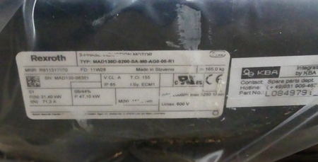 REXROTH MAD130D-0200-SA-M0-AG0-05-R1