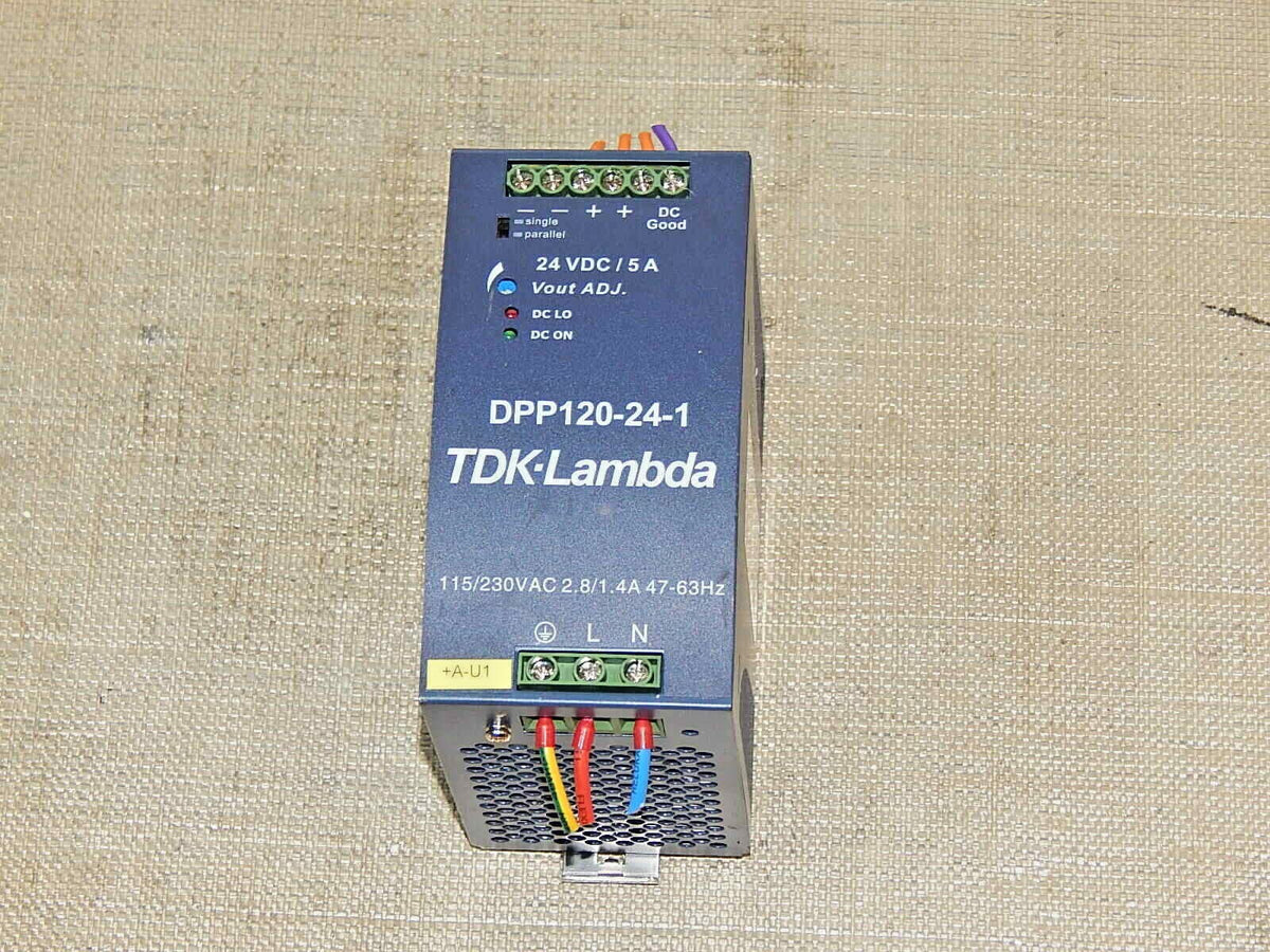  TDK-Lambda DPP-120-24-1 Hutschienen-Netzteil  24 VDC 5A used