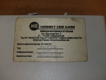 MB CONNECT LINE Fernwartungssysteme MDH 200 / 24V DC