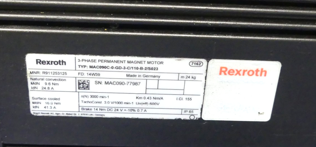 REXROTH MAC090C-0-GD-3-C/110B-B-2/S023
