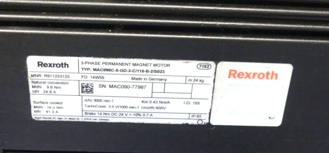 REXROTH MAC090C-0-GD-3-C/110B-B-2/S023