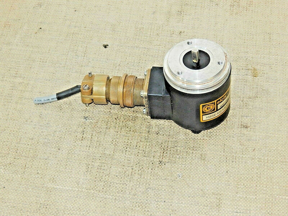 Elcis Drehgeber  Encoder Modell X58SE-500-5-B-N-CM-R Used