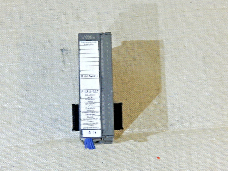 Siemens simatic S7-300 SM321  6ES7 321-1BH02-0AA0  E-Stand:01