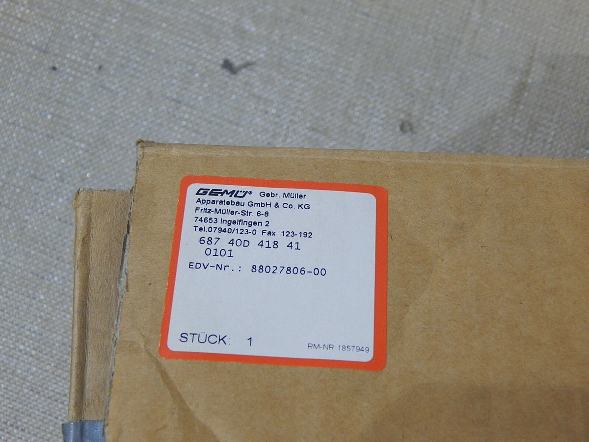 Gemü 687 80D1634 41 Membranventil metal Membran ventil