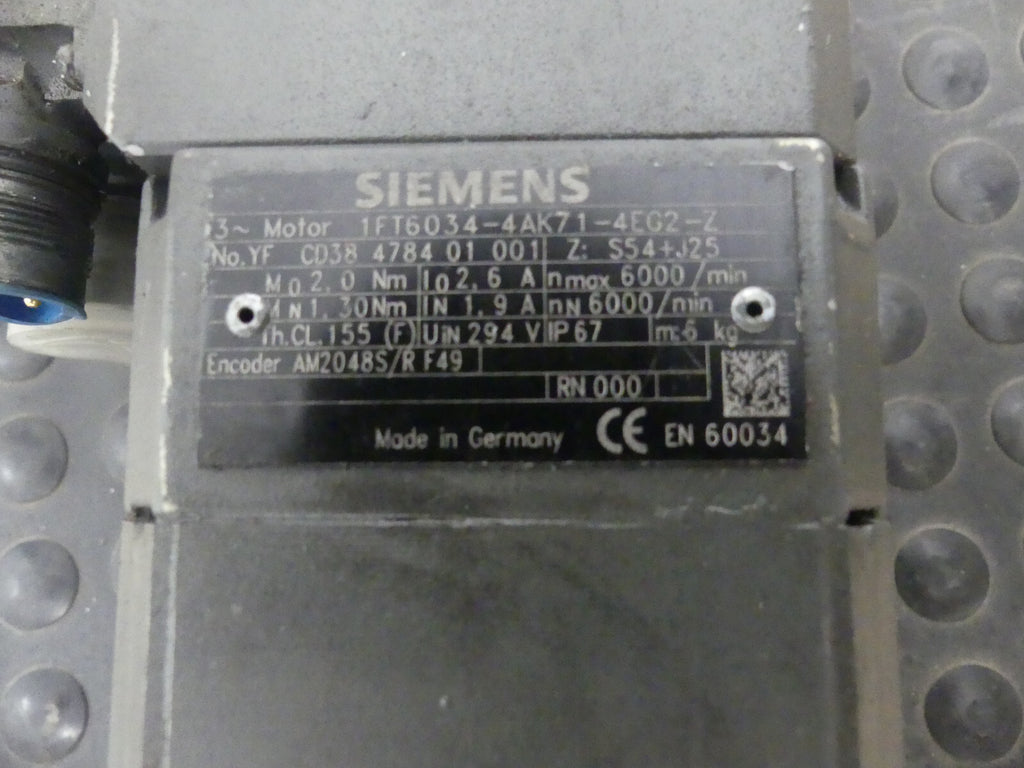 Siemens 1FT6034-4AK71-4EG2-Z
