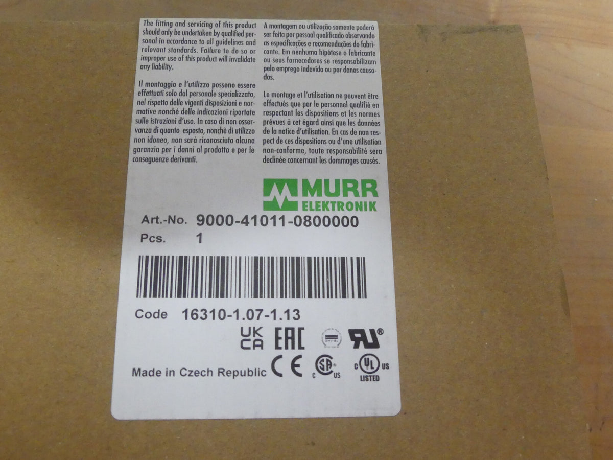 MURR ELEKTRONIK 9000-41011-0800000