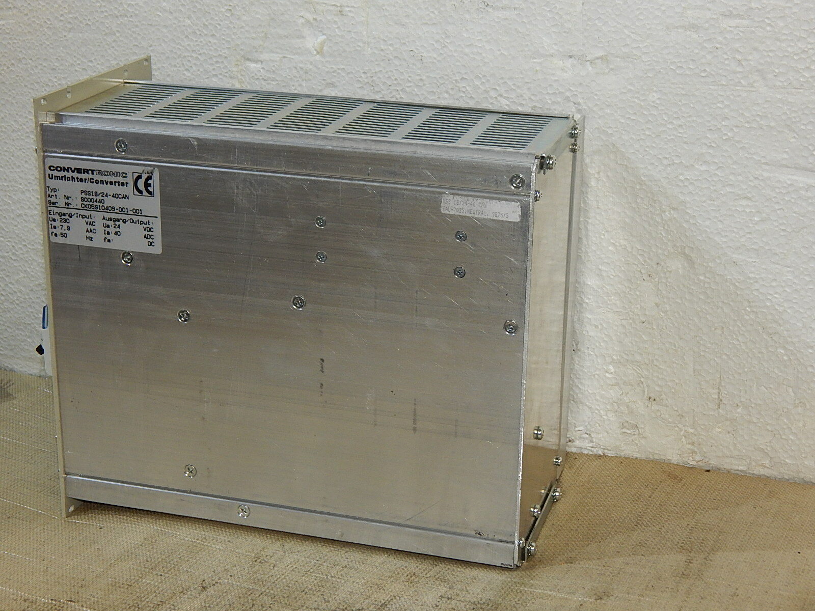  CONVERTRONIC Umrichter  PSS18/24-40CAN used