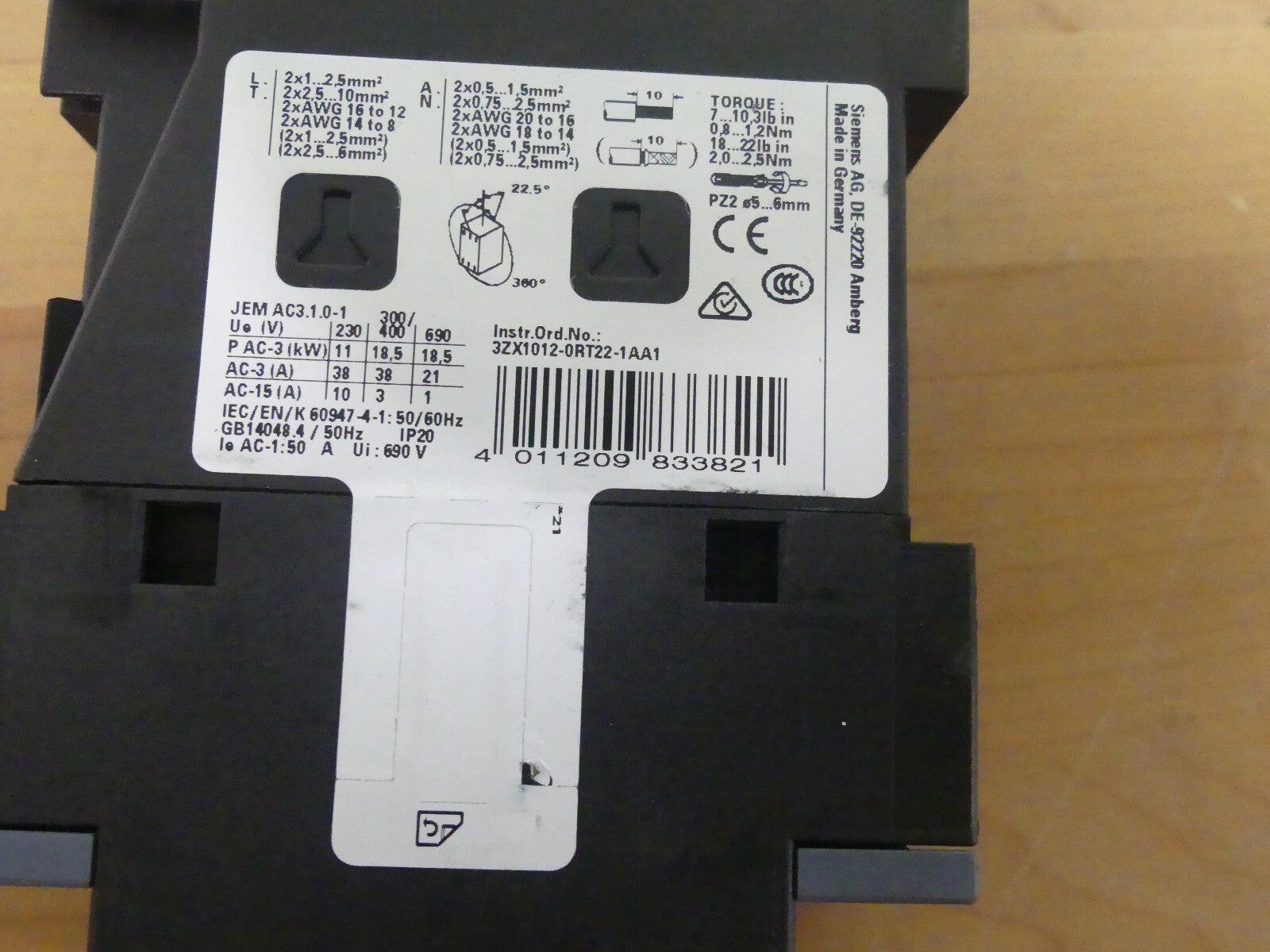 Siemens 3RT2028-1BB40