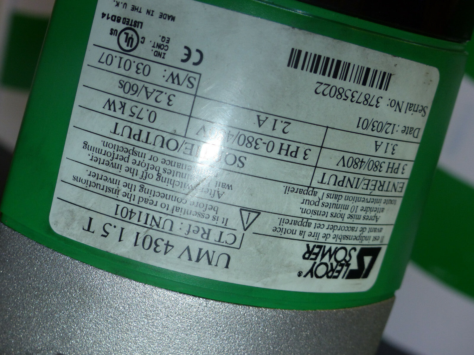Leroy UMV 4301 1.5T