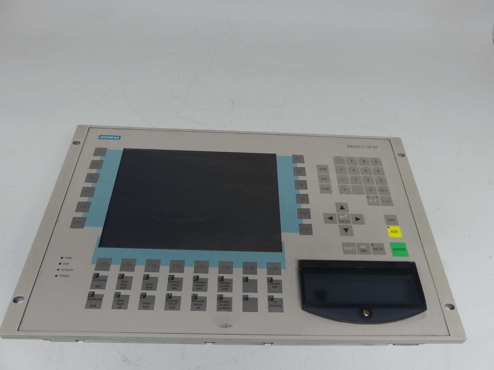 Siemens Simatic OP37 6AV3637-1LL00-0AX1
