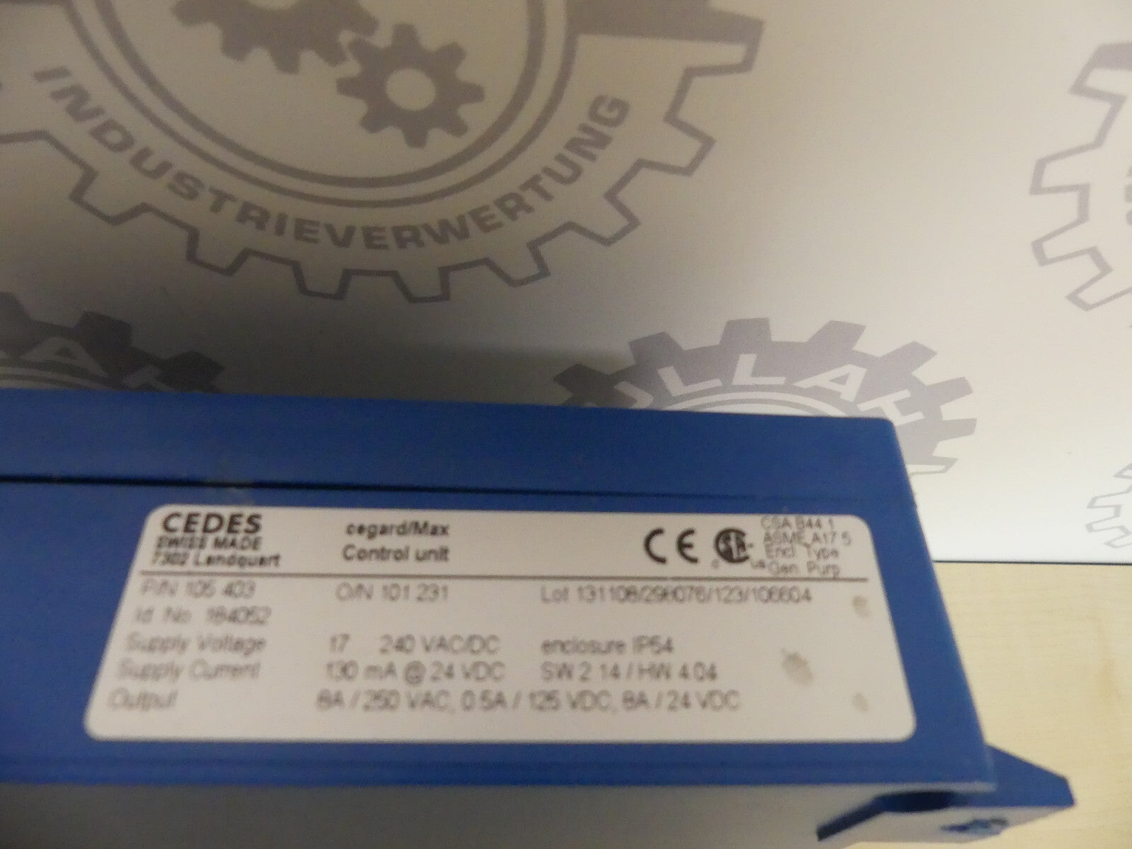 CEDES 184052 CEGARD/MAX