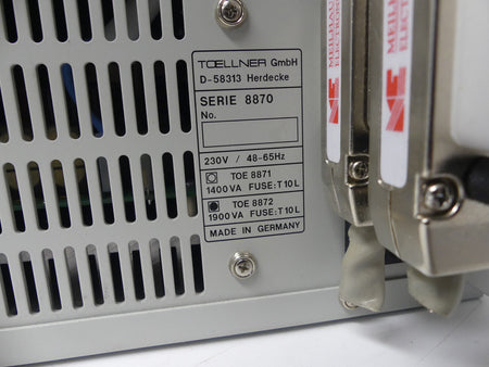 Toellner TOE 8872-60, DC-Netzteil, 80 V, 1500 W, OPT: 015