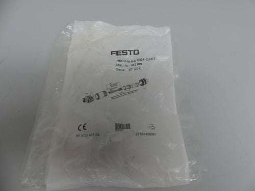 4x Festo NECU-M-S-D12G4-C2-ET Stecker 543109