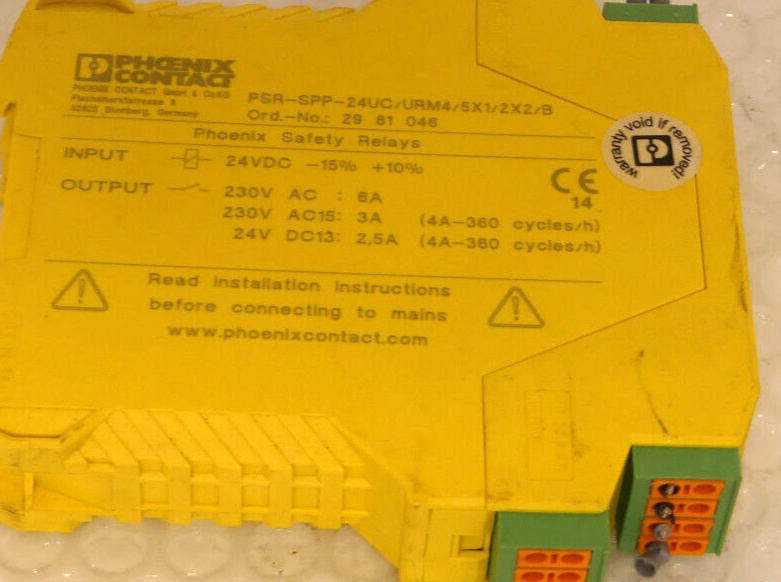 phoenix contact psr-spp-24uc/urm4/5x1/2x2/b
