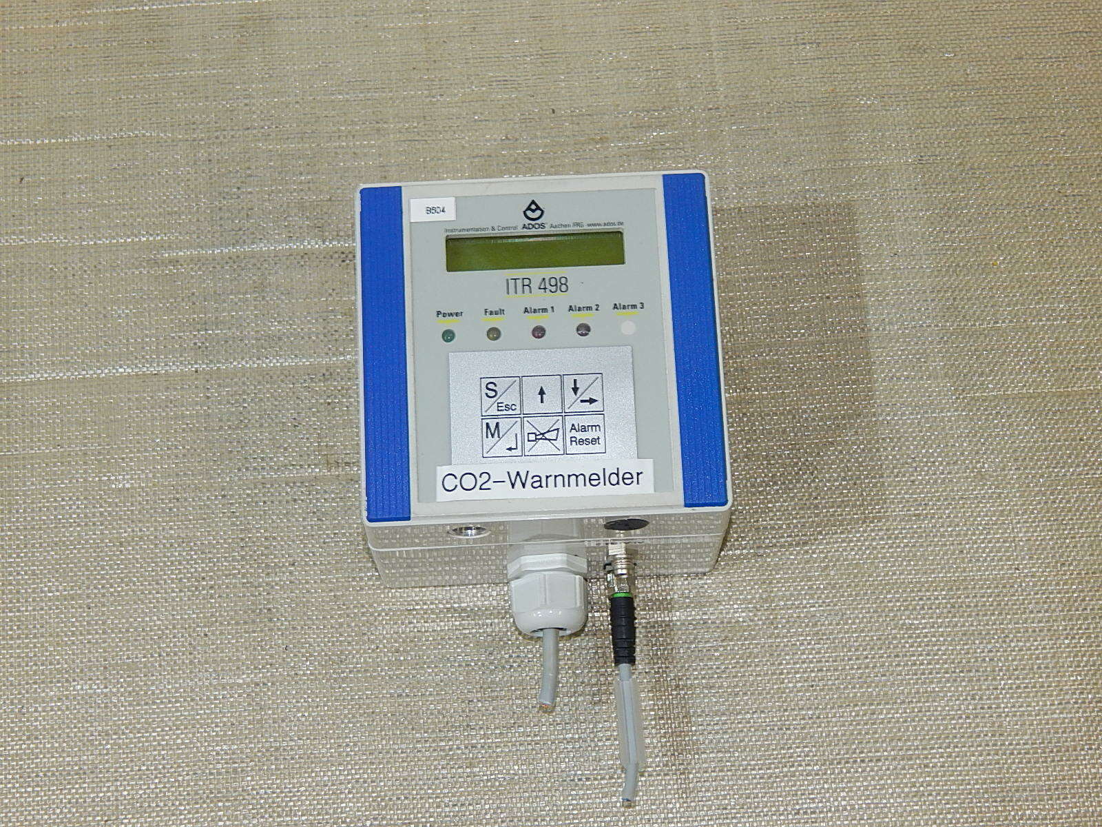 ADOS ITR 498 CO2 Warnmelder  APP.Nr.50333 Used