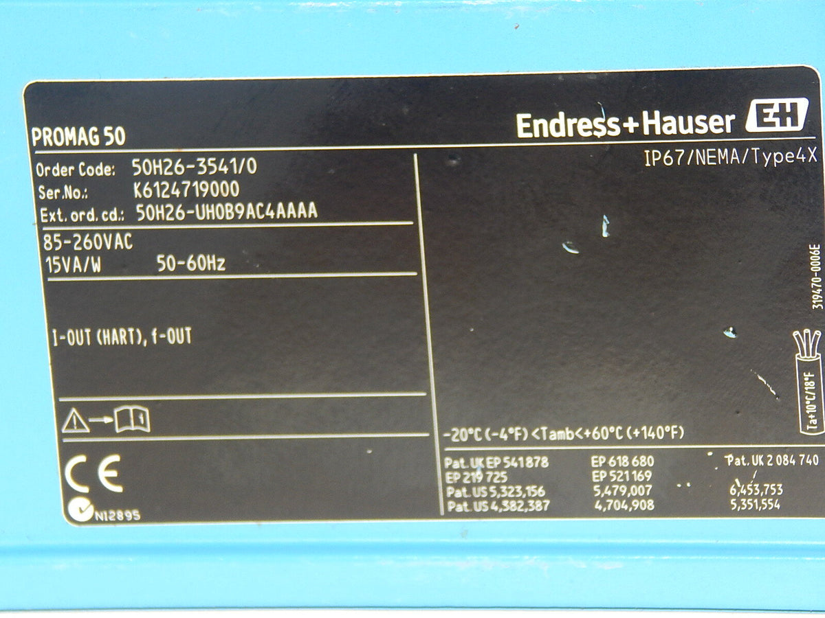  Endress + Hauser PROMAG 50  50H26-3541/0 used