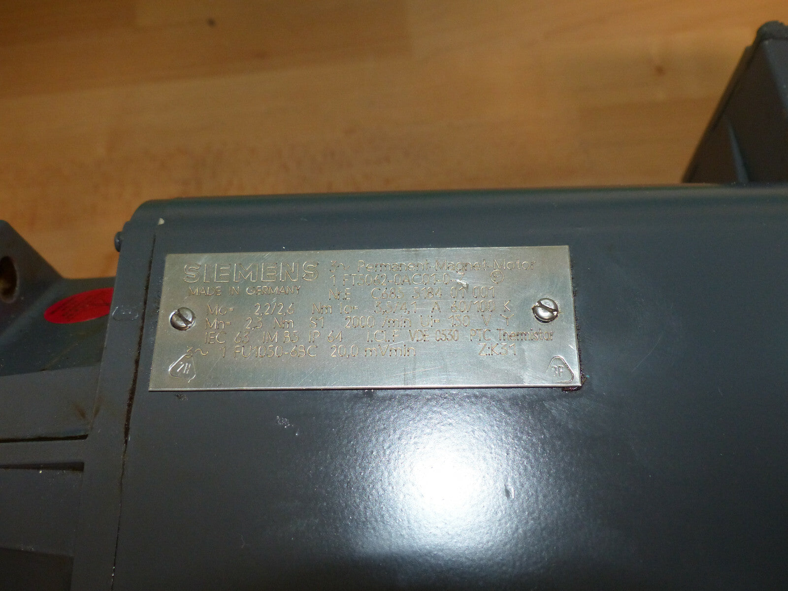 Siemens 1 FT5062-0AC01-0-Z 1FT5062-0AC01-0-Z  S.BILDER