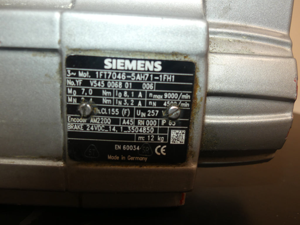 Siemens 1ft7046-5ah71-1fh1  1ft70465ah711fh1  used s.Bilder