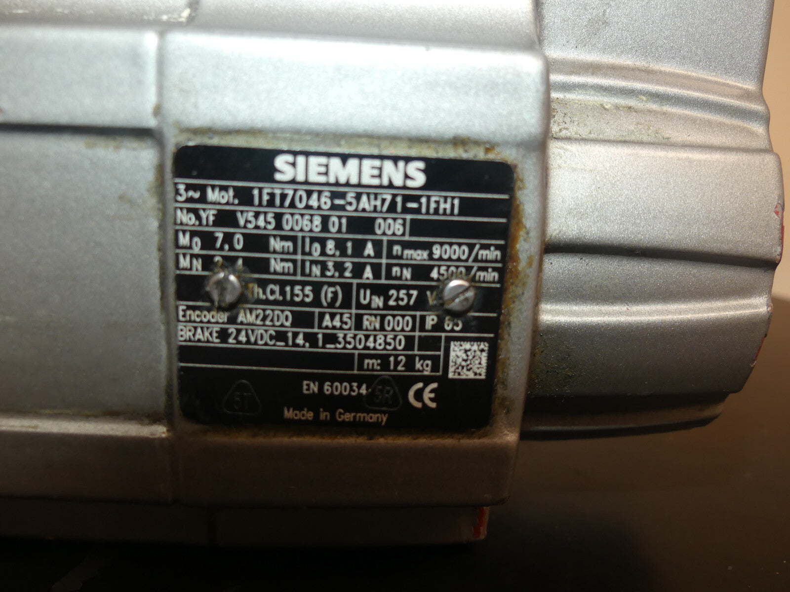 Siemens 1ft7046-5ah71-1fh1  1ft70465ah711fh1  used s.Bilder