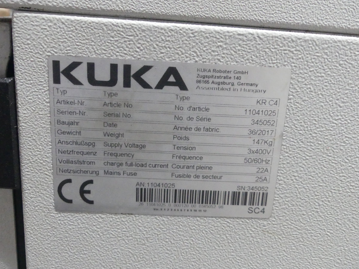 KUKA Industrieroboter KRC4  KR210 R2700 extra  KR210R2700 extr B.j: 09/2017 s.B