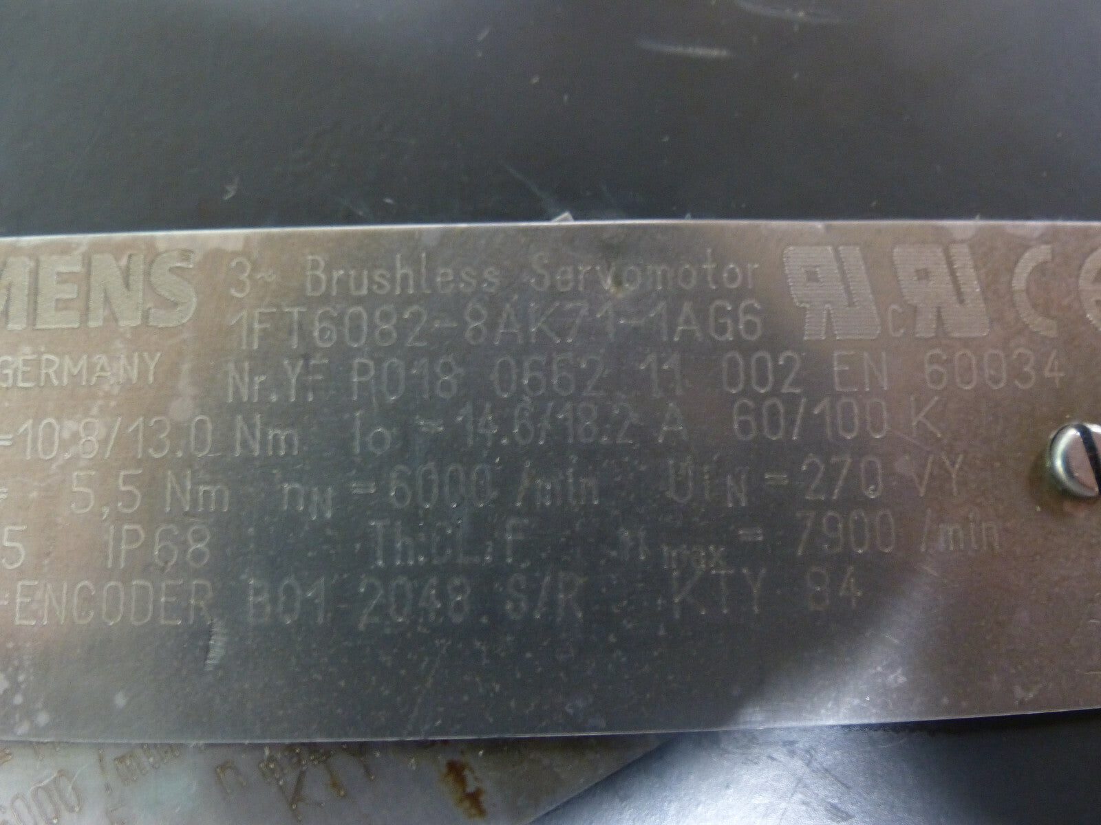 SIEMENS 1FT6082-8AK71-1AG6 / 1FT60828AK711AG6 s.Bilder